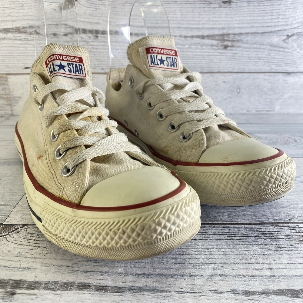 Converse Shoes W 7 M 5 White Chuck Taylor All‎ Star Canvas Sneakers Casual Nice